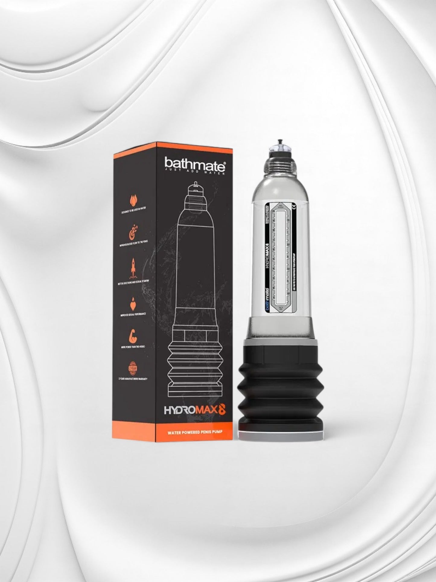 Bathmate Hydromax 8 – Hydro Penis Pump (Clear)