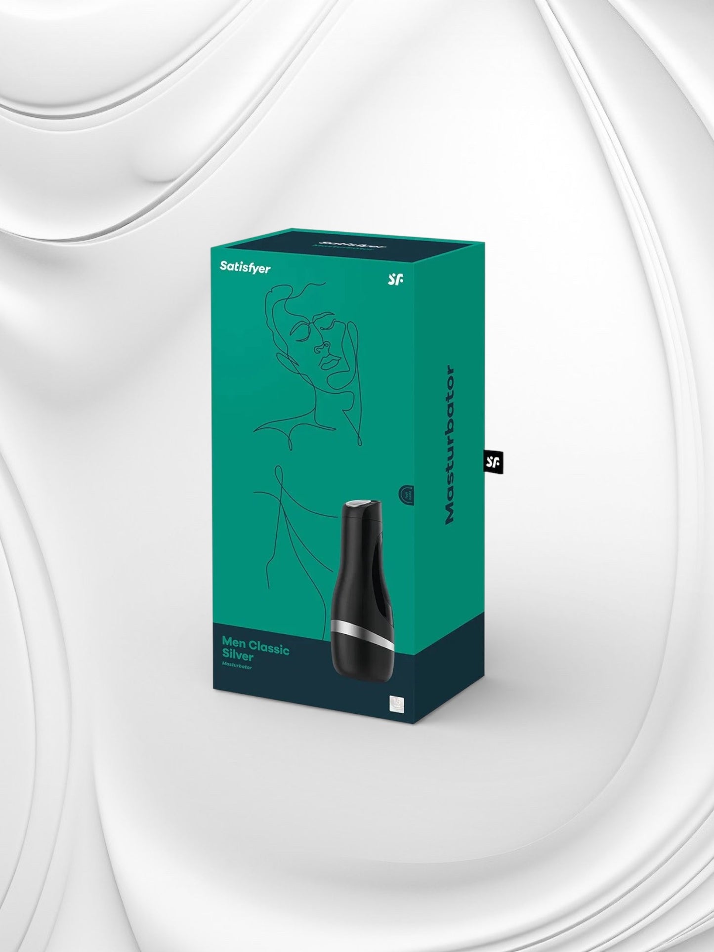 Satisfyer Men Classic – Vibrating Masturbator (Silver)