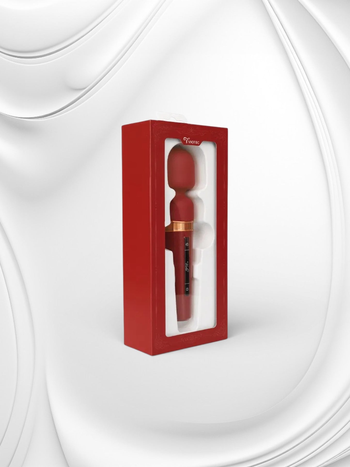 Luxury Wall Vibrator – Red/Gold