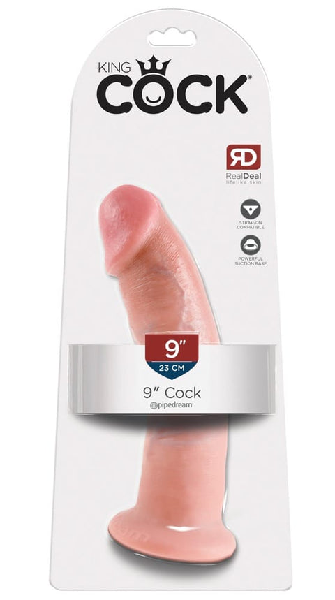 King Cock 9 Inch Realistische Dildo met Zuignap