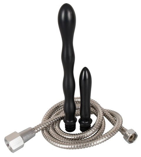Intimate Shower Set met 2 Opzetstukken – Zwart