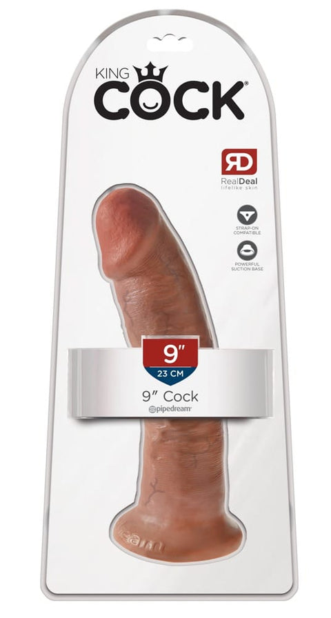 King Cock 9 Inch Realistische Dildo met Zuignap