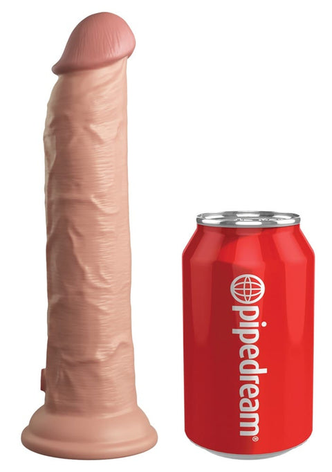 King Cock Elite 9 Inch Vibrerende Siliconen Dildo met Afstandsbediening
