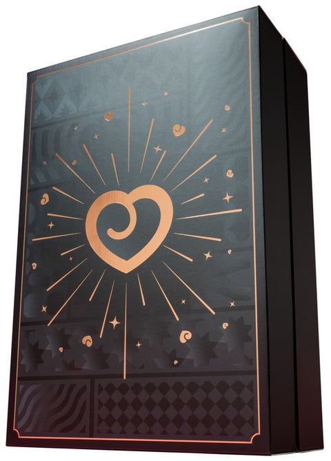 Achterkant van de erotische adventskalender Luxury 2026