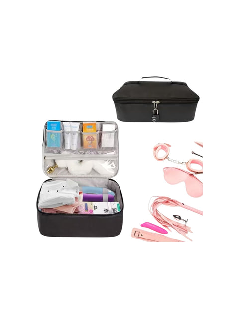 SecretSupplies Discrete Lockable Storage Case – Zwart