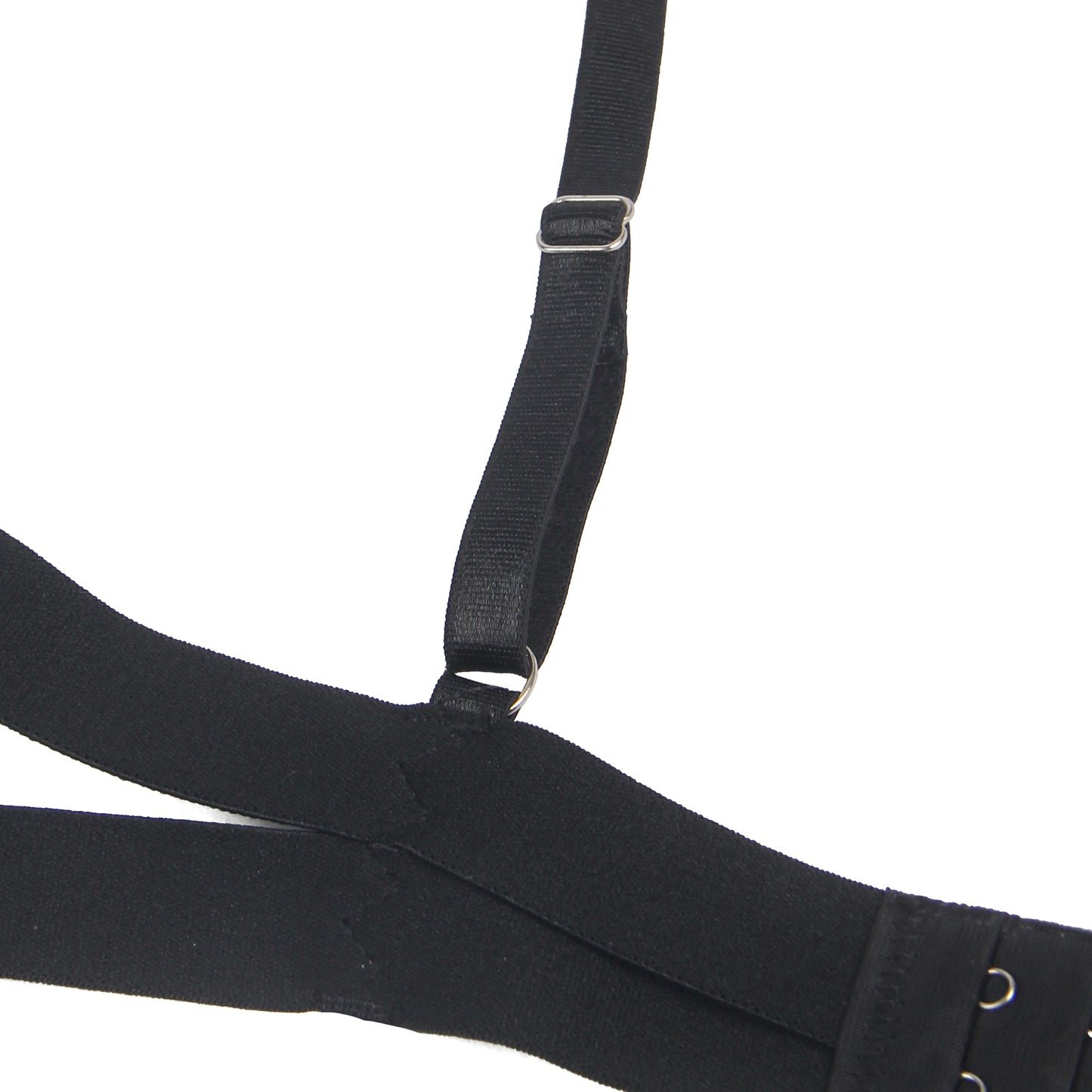 Strappy Teddy Body – Zwart | Verstelbare Harness Style