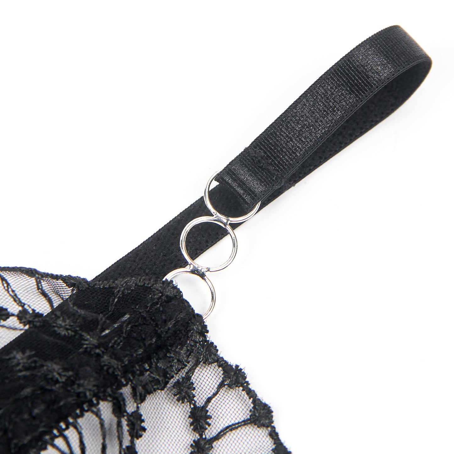 Lace Cut-Out Body Zwart – Open Back | Luxe Kant Body