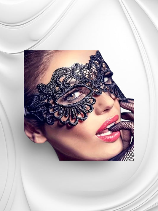 Lace Oogmasker – Zwart Kant Verleidingsmasker
