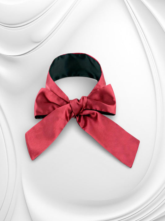 Satijnen Blinddoek – Rood/Zwart (Zacht & Sensueel)
