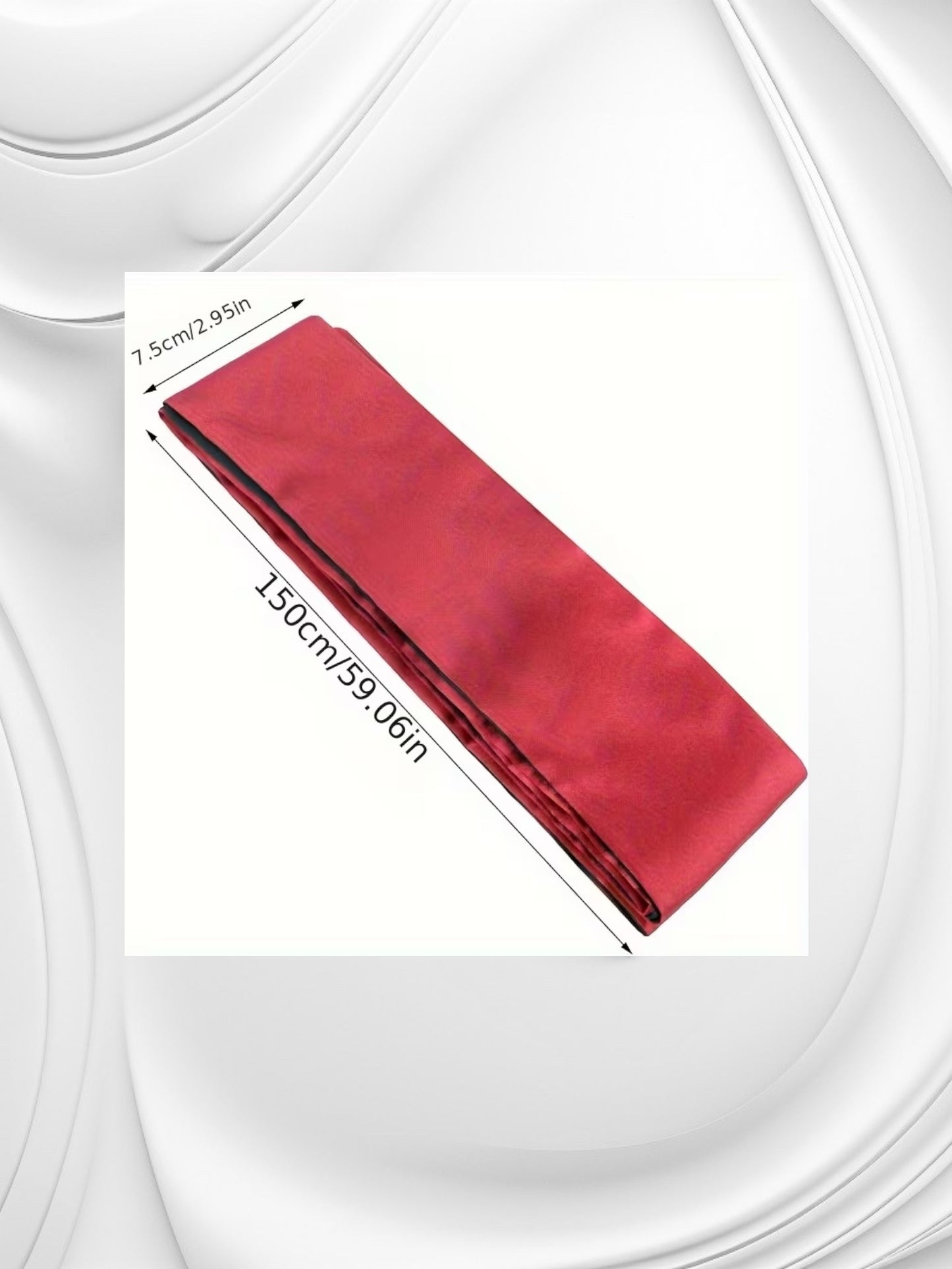 Satijnen Blinddoek – Rood/Zwart (Zacht & Sensueel)