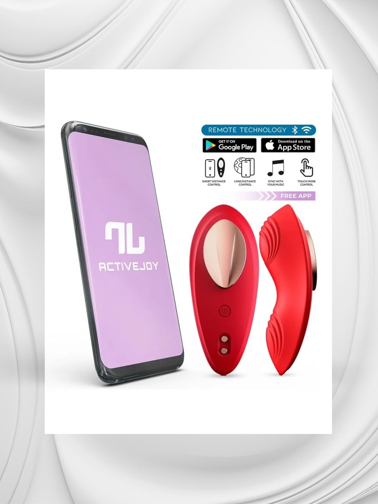 Intoyou Panty Vibrator with App – Red