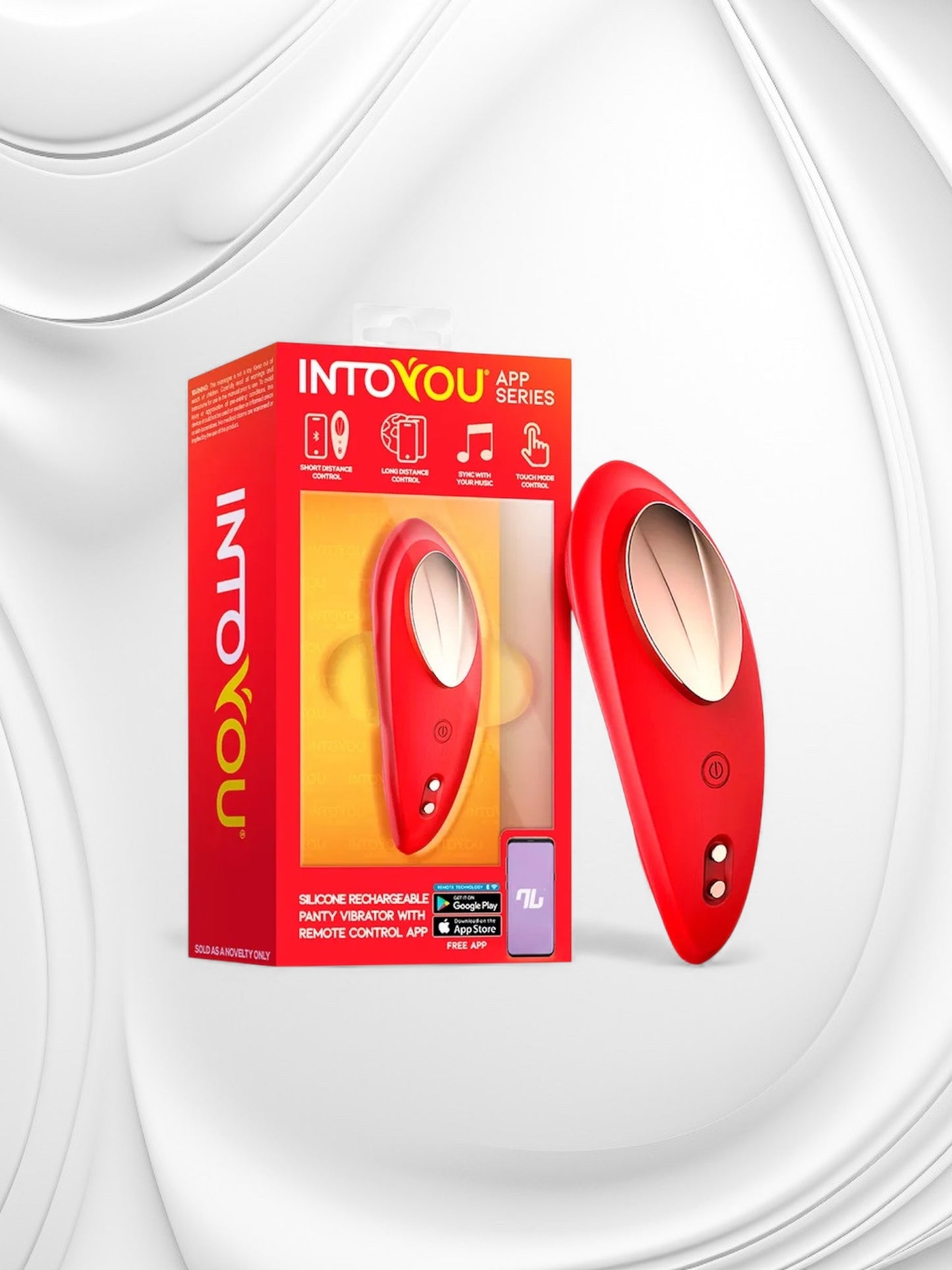 Intoyou Panty Vibrator with App – Red