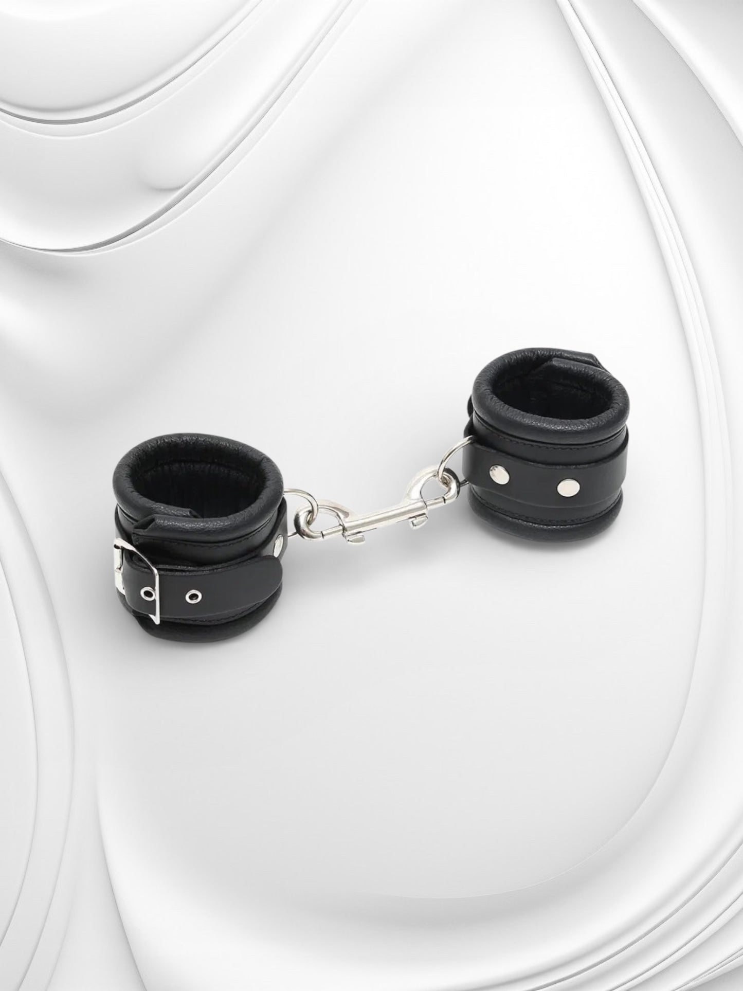 Luxe Leren Handboeien met Verbindingsketting