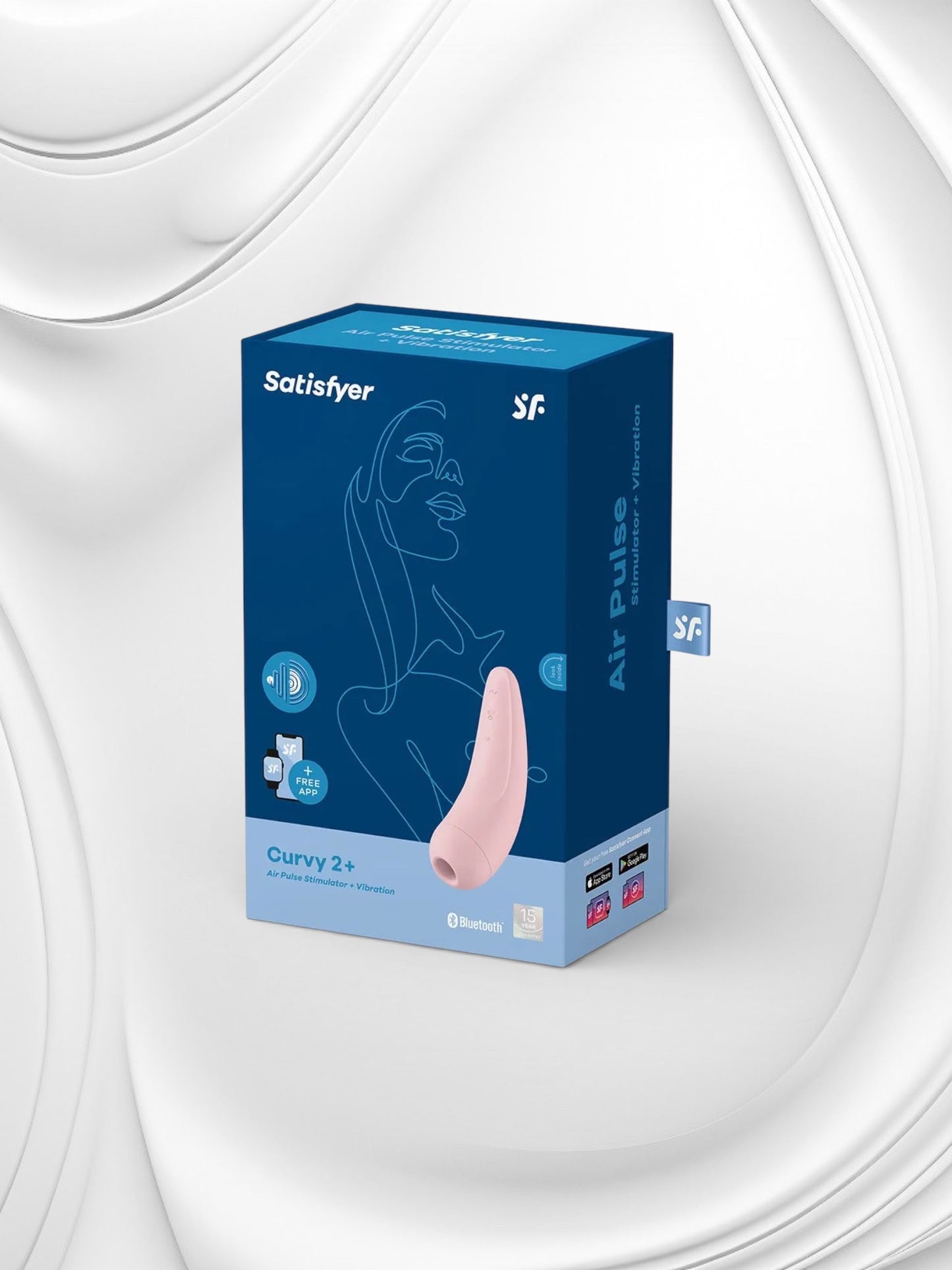Satisfyer Curvy 2+ – App Controlled (Pink)