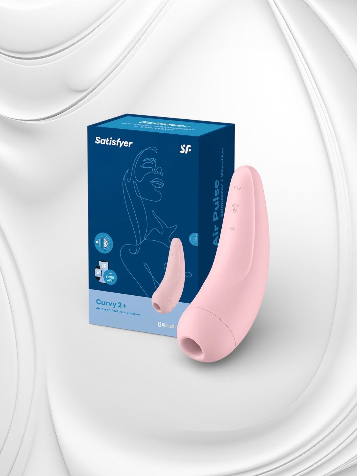 Satisfyer Curvy 2+ – App Controlled (Pink)